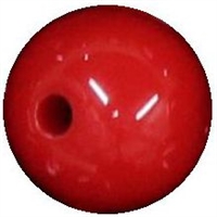 12mm Red Acrylic Bubblegum Beads