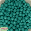 12mm Seafoam Green Solid Acrylic Bubblegum Beads