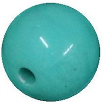 12mm Turquoise Acrylic Bubblegum Beads