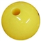 12mm Yellow Acrylic Bubblegum Beads