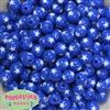 12mm Royal Blue Star Bubblegum Beads