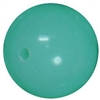14mm Neon Mint Green Solid Acrylic Bead
