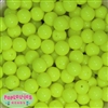 14mm Neon Yellow Acrylic Bubblegum beads