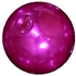 14mm Bright Pink Faux Pearl Bubblegum Bead