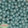 14mm Light Blue Faux Pearl Acrylic Beads