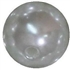 14mm White Faux Pearl Bubblegum Beads
