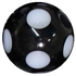 14mm Black Polka Dot Acrylic Bubblegum Bead