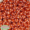 14mm Orange Polka Dot Acrylic Bubblegum Beads