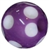 14mm Purple Polka Dot Acrylic Bubblegum Beads