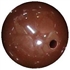 14mm Brown Acrylic Bubblegum Bead