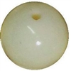 14mm Cream Acrylic Bubblegum Beads