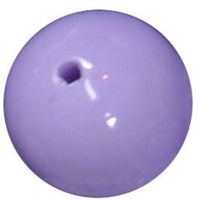 14mm Light Lavender Acrylic Bubblegum Beads