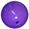 14mm Medium Purple Acrylic Bubblegum Beads