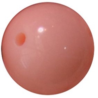 14mm Peach Acrylic Bubblegum Beads