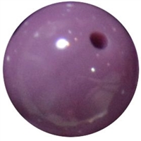 14mm Plum  Acrylic Bubblegum Beads