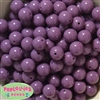 14mm Plum  Acrylic Bubblegum Beads