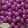 16mm Hot Pink Bling Pearl Beads 20pc