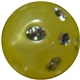 16mm Yellow Bling Pearl Bead
