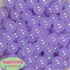 16mm Lavender Bubble Acrylic Bubblegum Beads