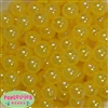 16mm Yellow Bubble Acrylic Bubblegum Beads