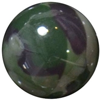 16mm Green Camo Acrylic Bubblegum Beads