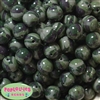 16mm 16mm Camo Green acrylic Bubblegum Beads