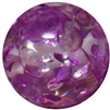 16mm Purple Clear Marble Style Acrylic Gumball Bead