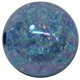 16mm Baby Blue Crackle Acrylic Bubblegum Beads