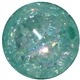 16mm Mint Crackle Acrylic Bubblegum Beads