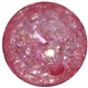 16mm Pink Crackle Acrylic Bubblegum Beads