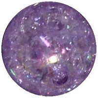 16mm Purple Crackle Acrylic Bubblegum Beads