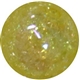 16mm Yellow Crackle Acrylic Bubblegum Beads