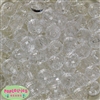 16mm Clear Facet Acrylic Bubblegum Beads Bulk