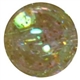 16mm Clear Gold Glitter Acrylic Gumball Bead