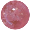 16mm Clear Pink Glitter Acrylic Gumball Bead