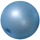 16mm Baby Blue Matte Acrylic Bubblegum Bead