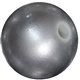 16mm Matte Silver Pearl Bead