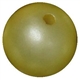 16mm Yellow Matte Bead