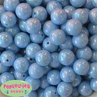 16mm Periwinkle Blue Miracle Beads 20pc
