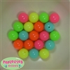 16mm Mixed Color Neon Beads 20pc