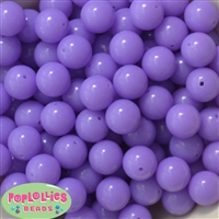16mm Neon Lavender Bubblegum Beads