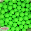 16mm Neon Lime Beads 20pc
