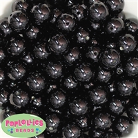 Bulk 16mm Black Pearl Beads 100pc