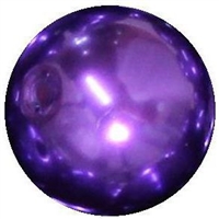 16mm Dark Purple Faux Acrylic Pearl Bubblegum Beads