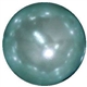 16mm Light Blue Faux Acrylic Pearl Bubblegum Beads