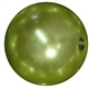 16mm Light Olive Green Faux Acrylic Pearl Bubblegum Beads