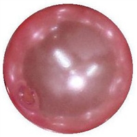 16mm Pink Faux Acrylic Pearl Bubblegum Beads