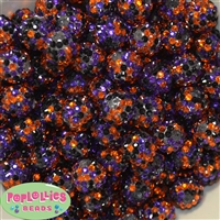 16mm Confetti Halloween Rhinestone Beads 20 pack
