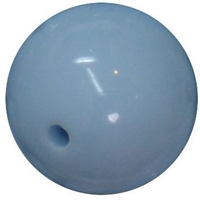 16mm Baby Blue Acrylic Bubblegum Beads