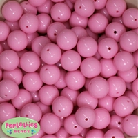 16mm Baby Pink Acrylic Bubblegum Beads Bulk